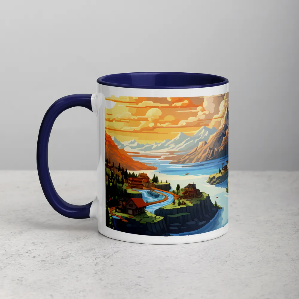 Tranquil Sunset Over Serene Landscape