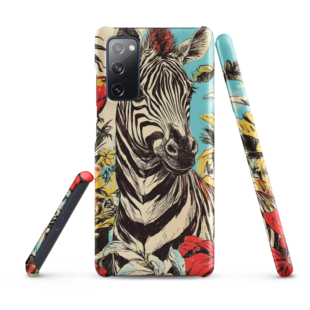 Zebra in Tropical Reverie