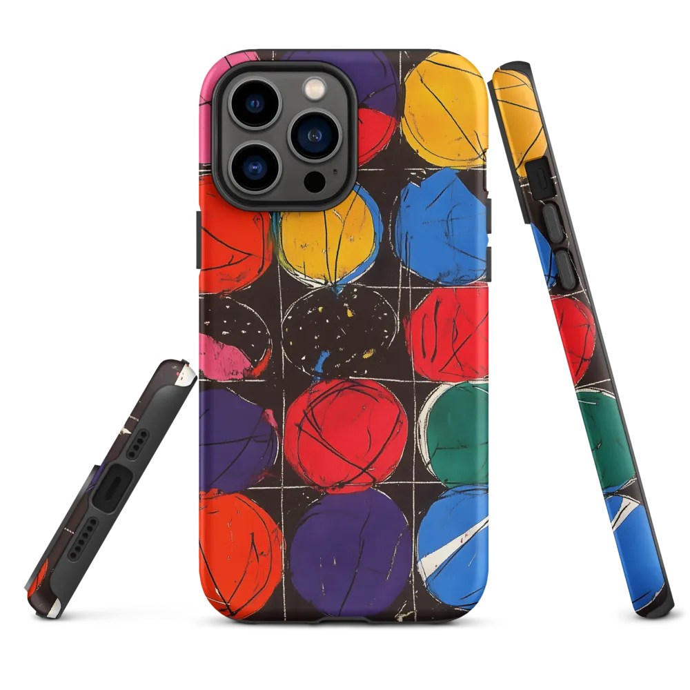 Colorful Circles in Abstract Harmony