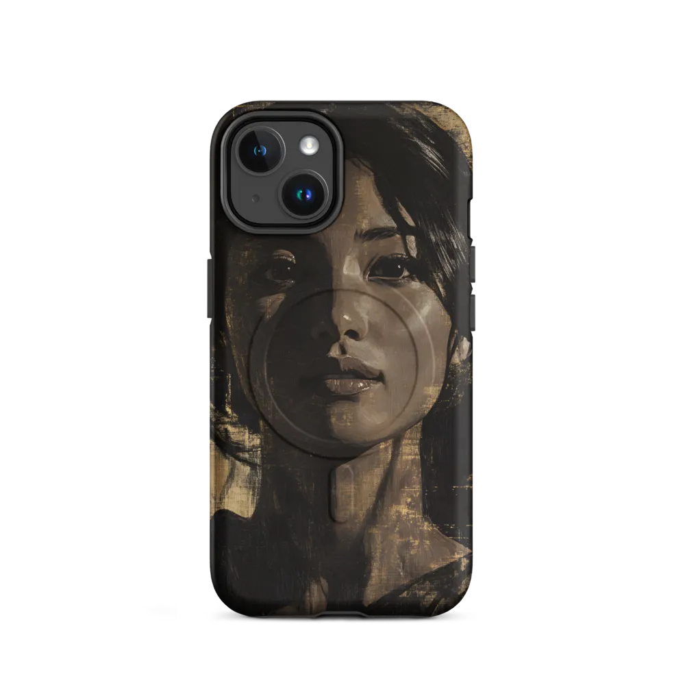 Golden Gaze: A Contemporary Portrait