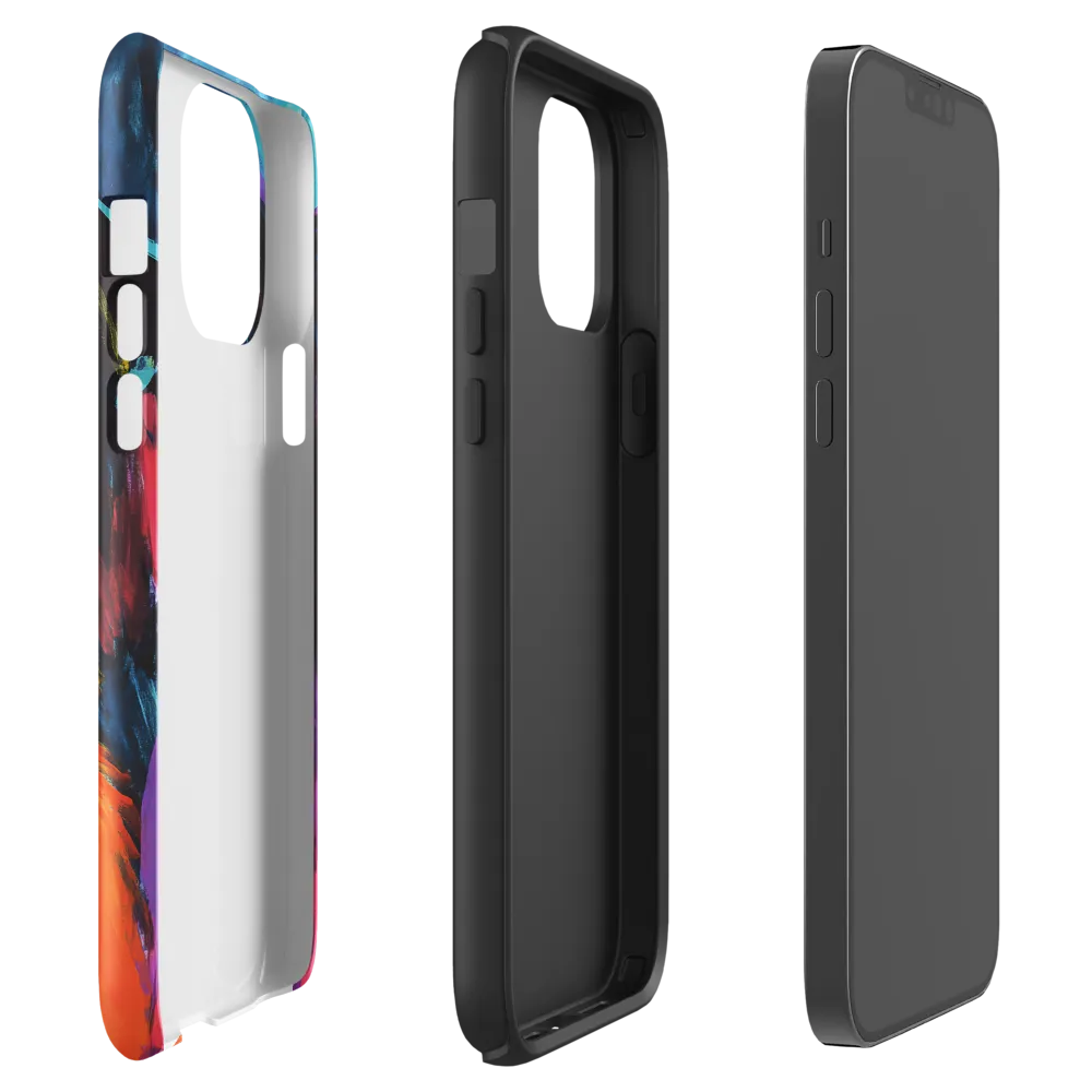 Vibrant Companions: An Expression of Canine Spirit | Phone Case |  13 Pro Max | Tough Case | Glossy