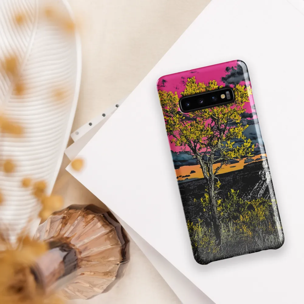 Ethereal Tree in a Surreal Landscape | Phone Case |  S10 Plus | Snap Case | Glossy