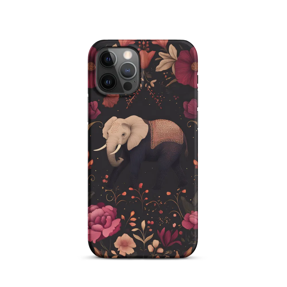 Whispers of the Wild: Elephants and Blooms