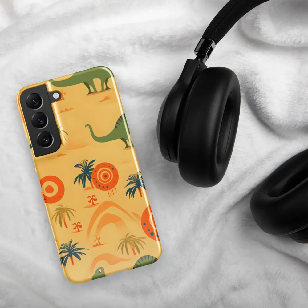 Prehistoric Playtime | Phone Case |  S22 | Snap Case | Glossy