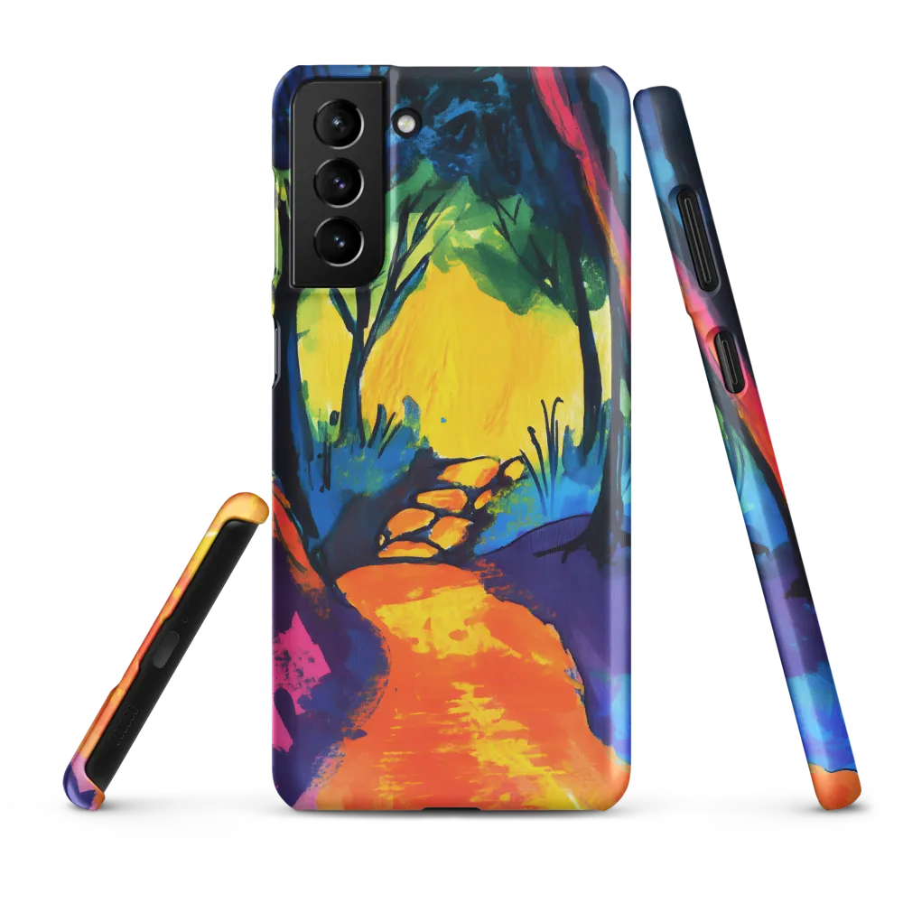 Path Through a Vibrant Forest