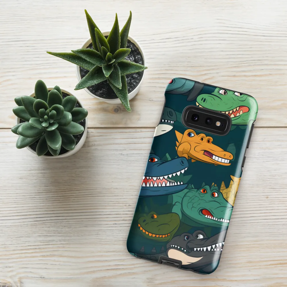 Cheerful Crocodilian Parade