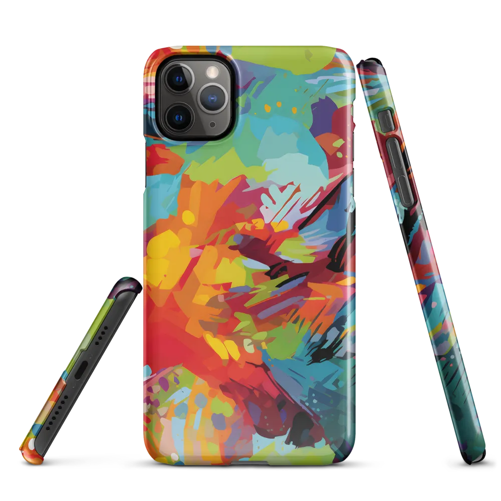 Colorful Lizard: An Abstract Adventure | Phone Case |  11 Pro Max | Snap Case | Glossy