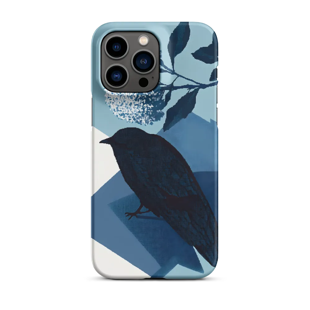 Screenprint Study: Bird and Hydrangea