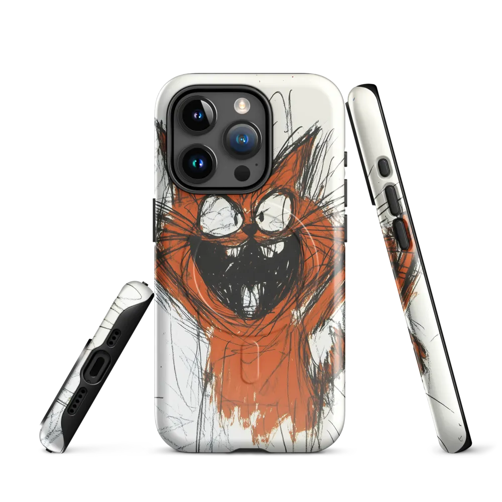 Joyful Cat Creation | Phone Case |  15 Pro | MagSafe® Tough Case | Glossy