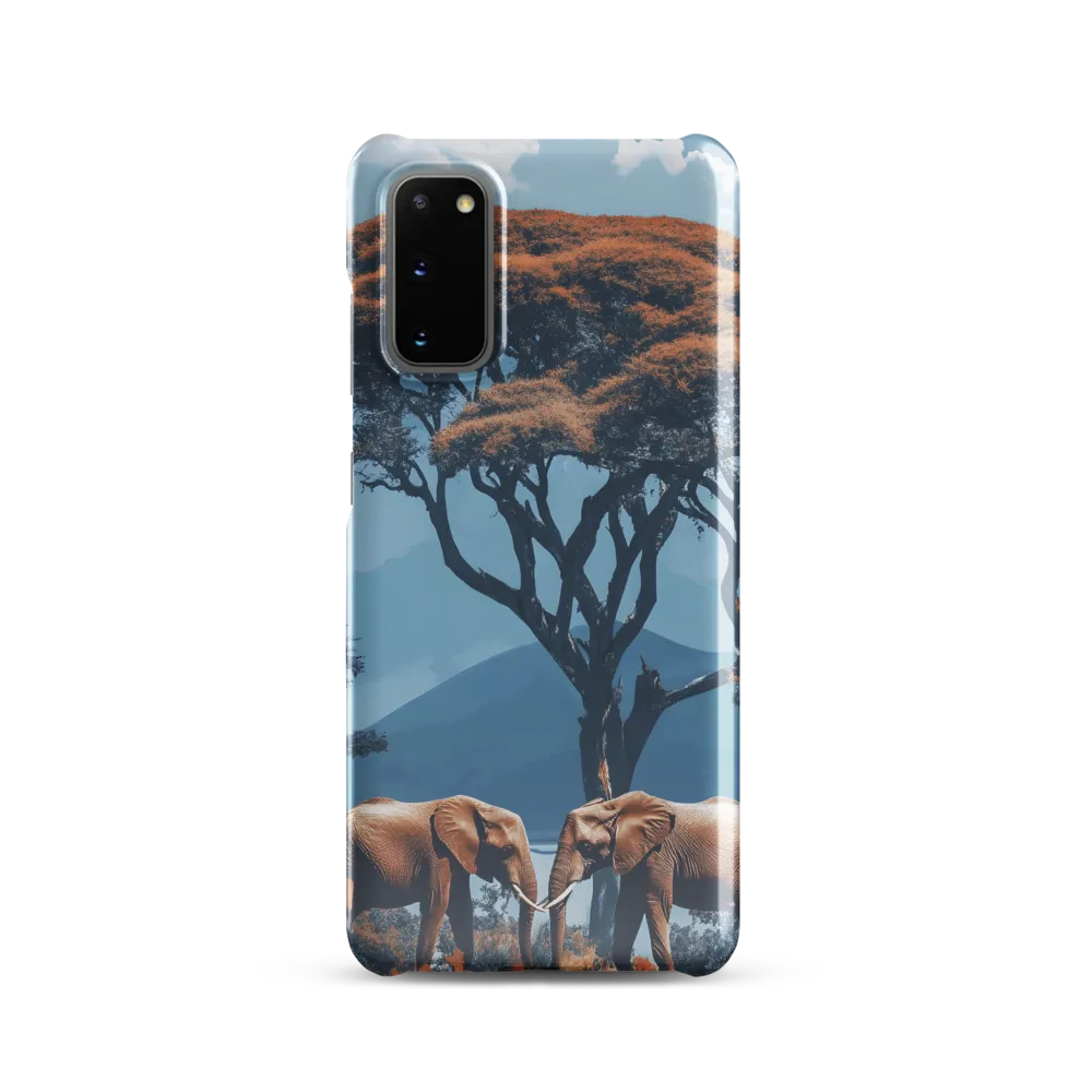Elephants Amidst Serenity