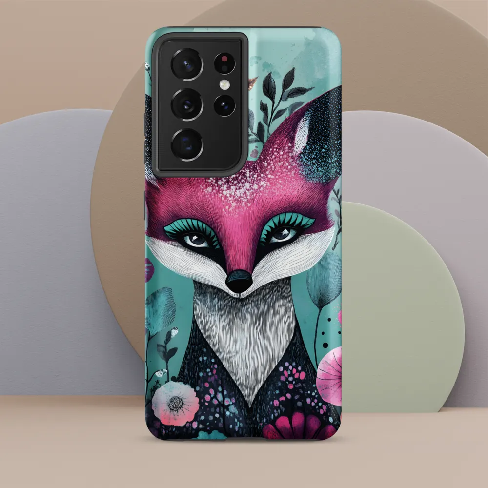 Whimsical Fox Among Blossoms