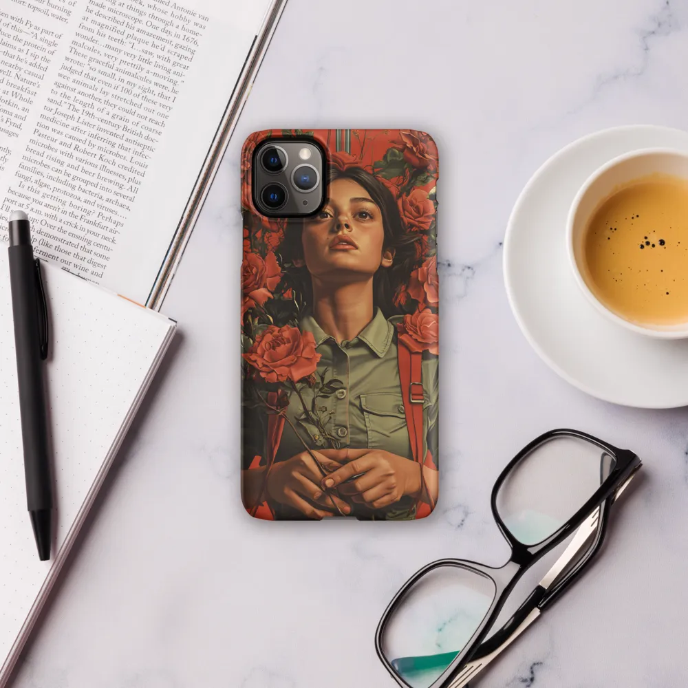Harmony and Strength: A Portrait Among Roses