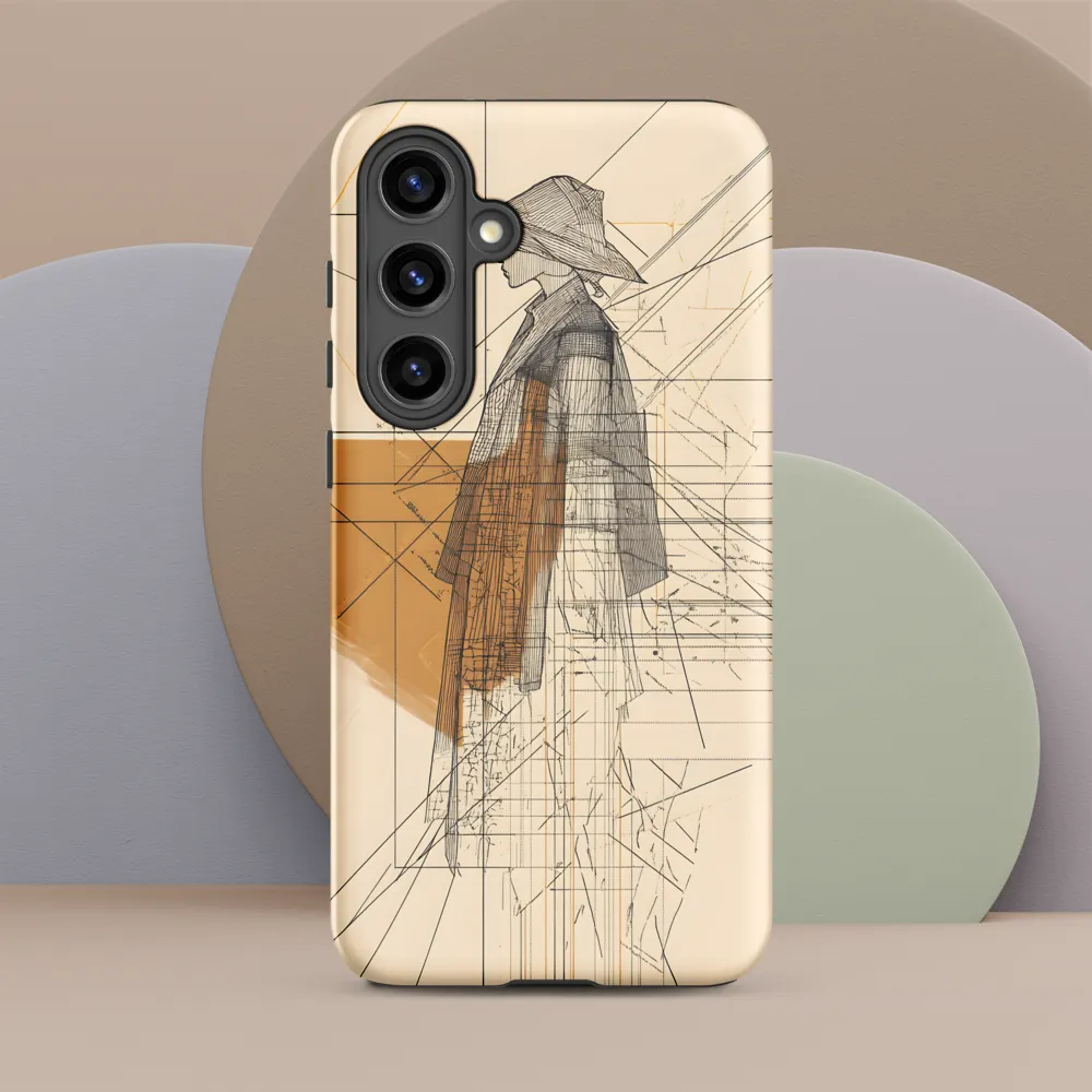 Abstract Profile: A Minimalist Exploration | Phone Case |  S24 Plus | Tough Case | Matte