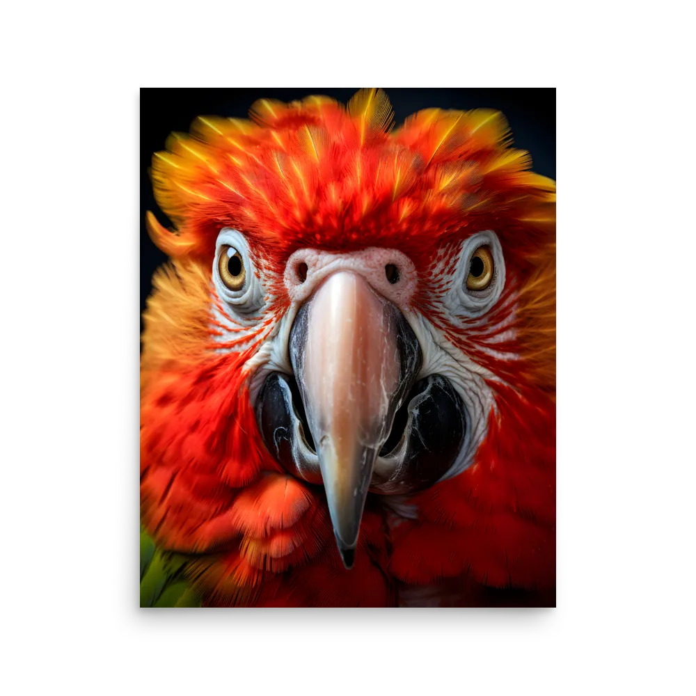 The Fiery Gaze of the Parrot | Poster | 16″×20″