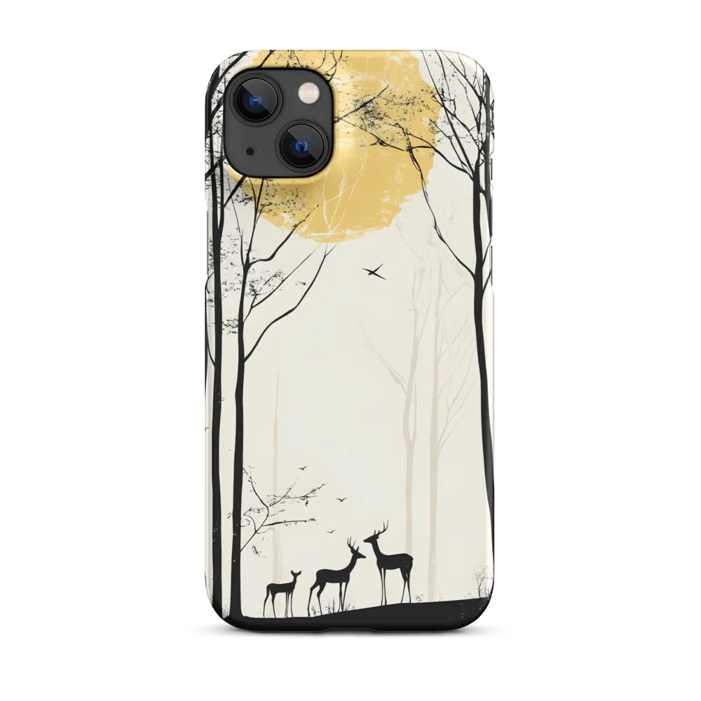 Silhouetted Serenity | Phone Case |  14 Plus | Snap Case | Matte