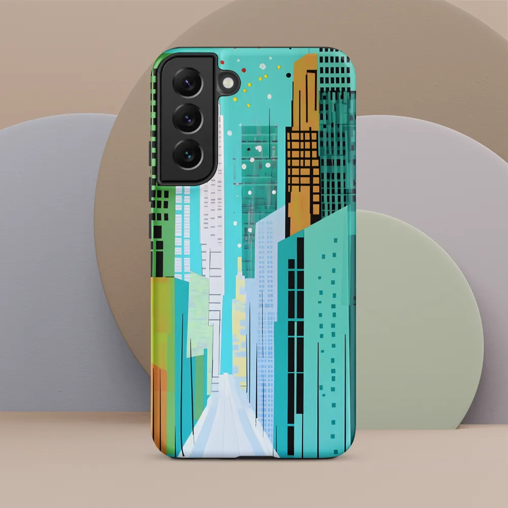 Urban Symphony in Turquoise