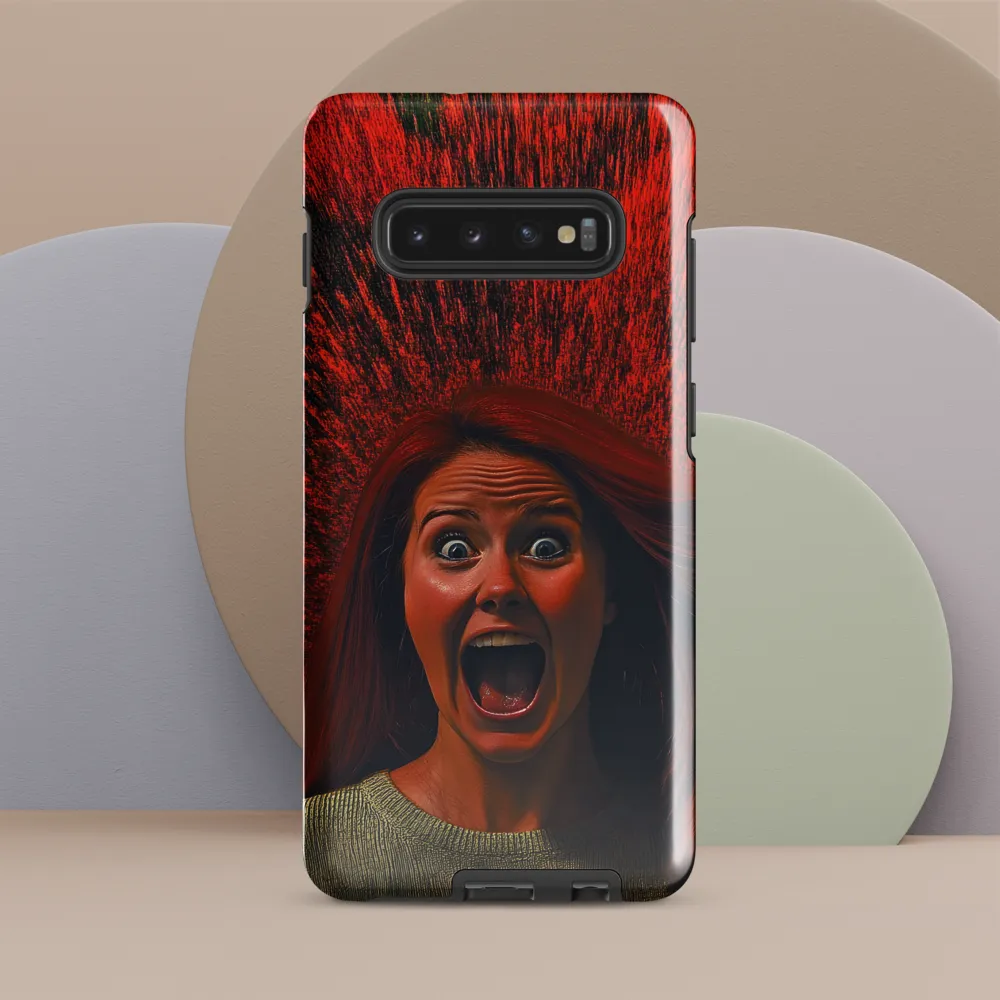 Eruption of Emotion | Phone Case |  S10 Plus | Tough Case | Glossy