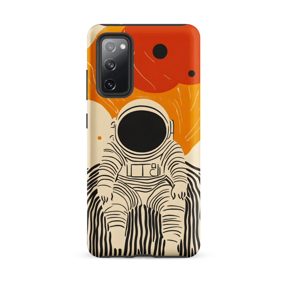 Astronaut in Cosmic Thoughts | Phone Case |  S20 FE | Tough Case | Matte