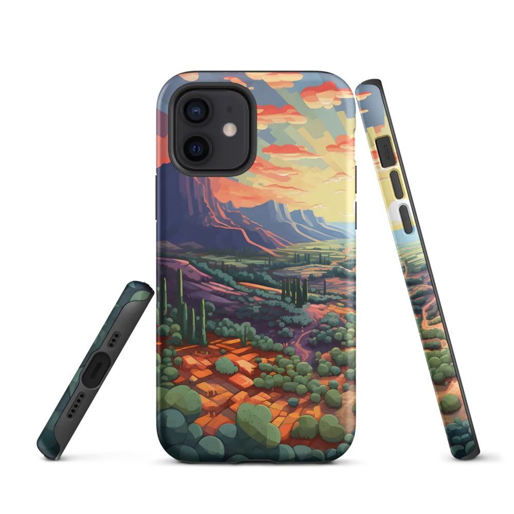 Desert Serenity at Dusk | Phone Case |  12 | Tough Case | Matte