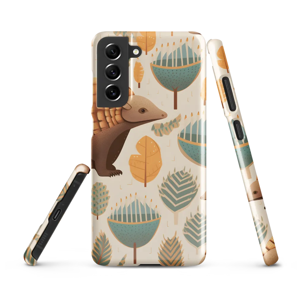 Pangolins in a Whimsical Habitat | Phone Case |  S21 FE | Snap Case | Glossy