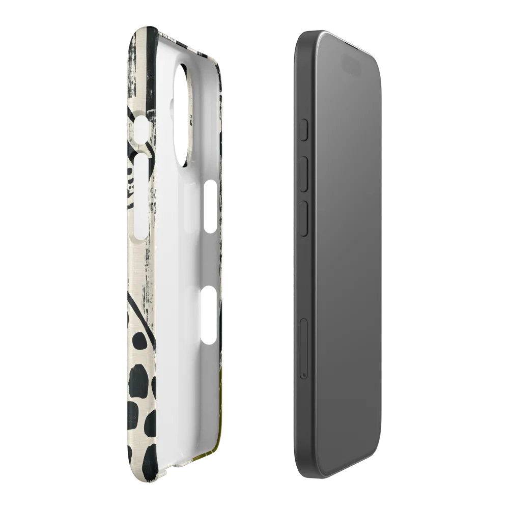 Leopard in Silhouette: A Modern Appeal | Phone Case |  16 | Snap Case | Matte