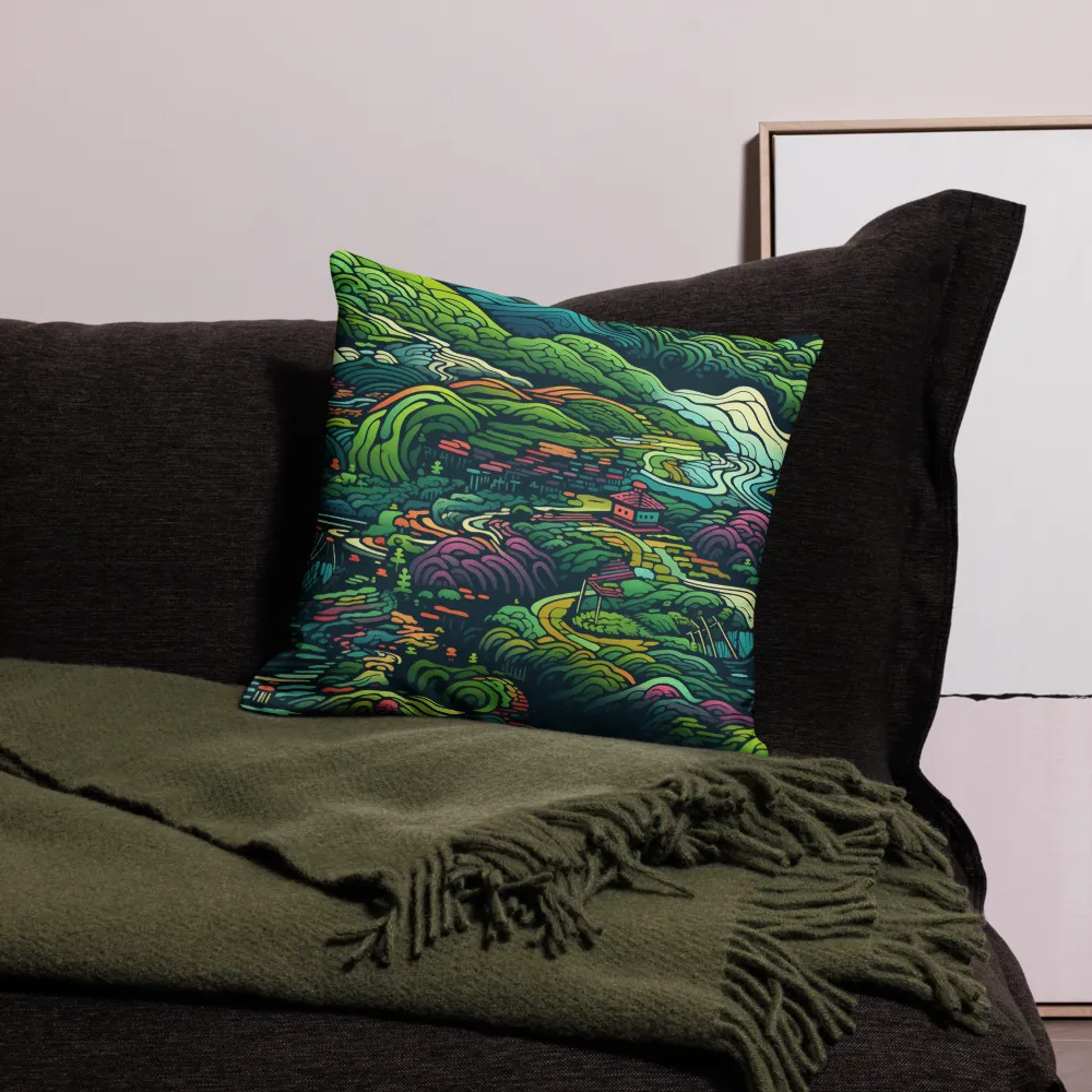 Harmonious Escapade | Pillow & Pillow Case | Multiple Sizes