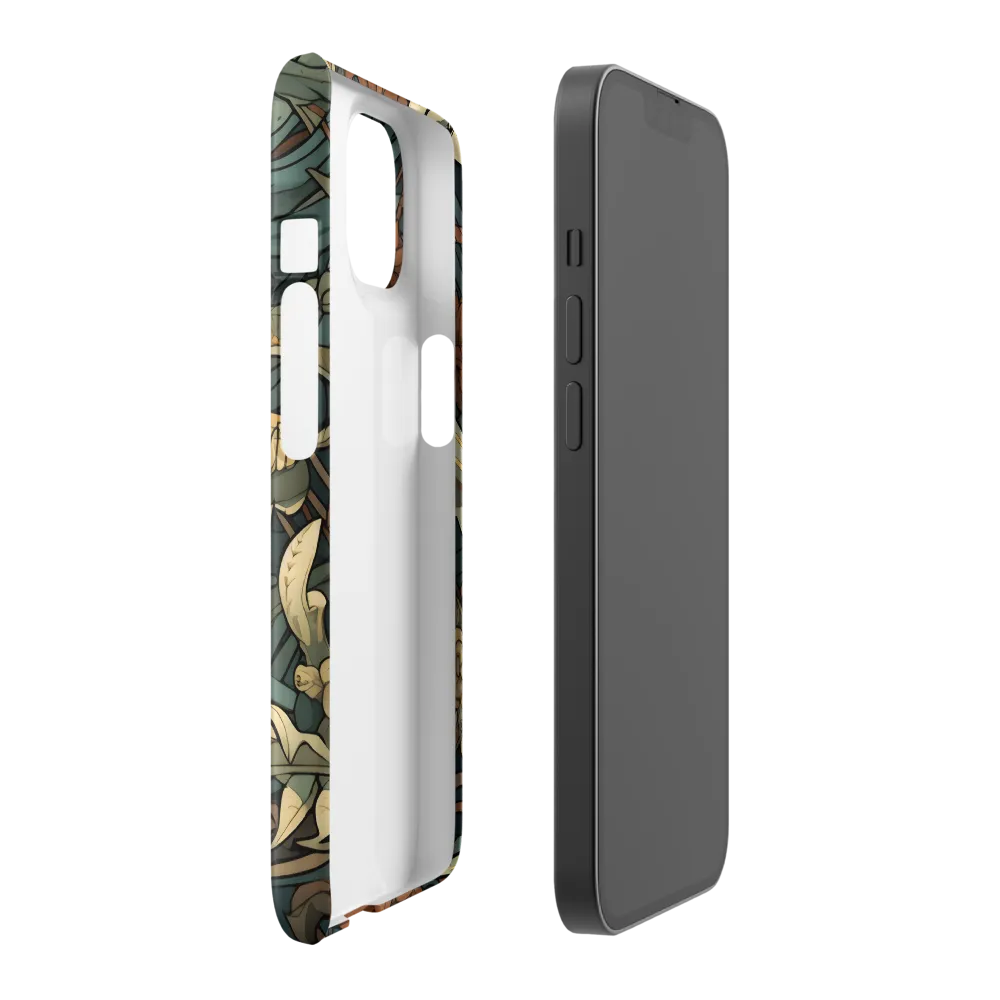 Dynamic Harmony of Sharks and Flora | Phone Case |  14 | Snap Case | Glossy