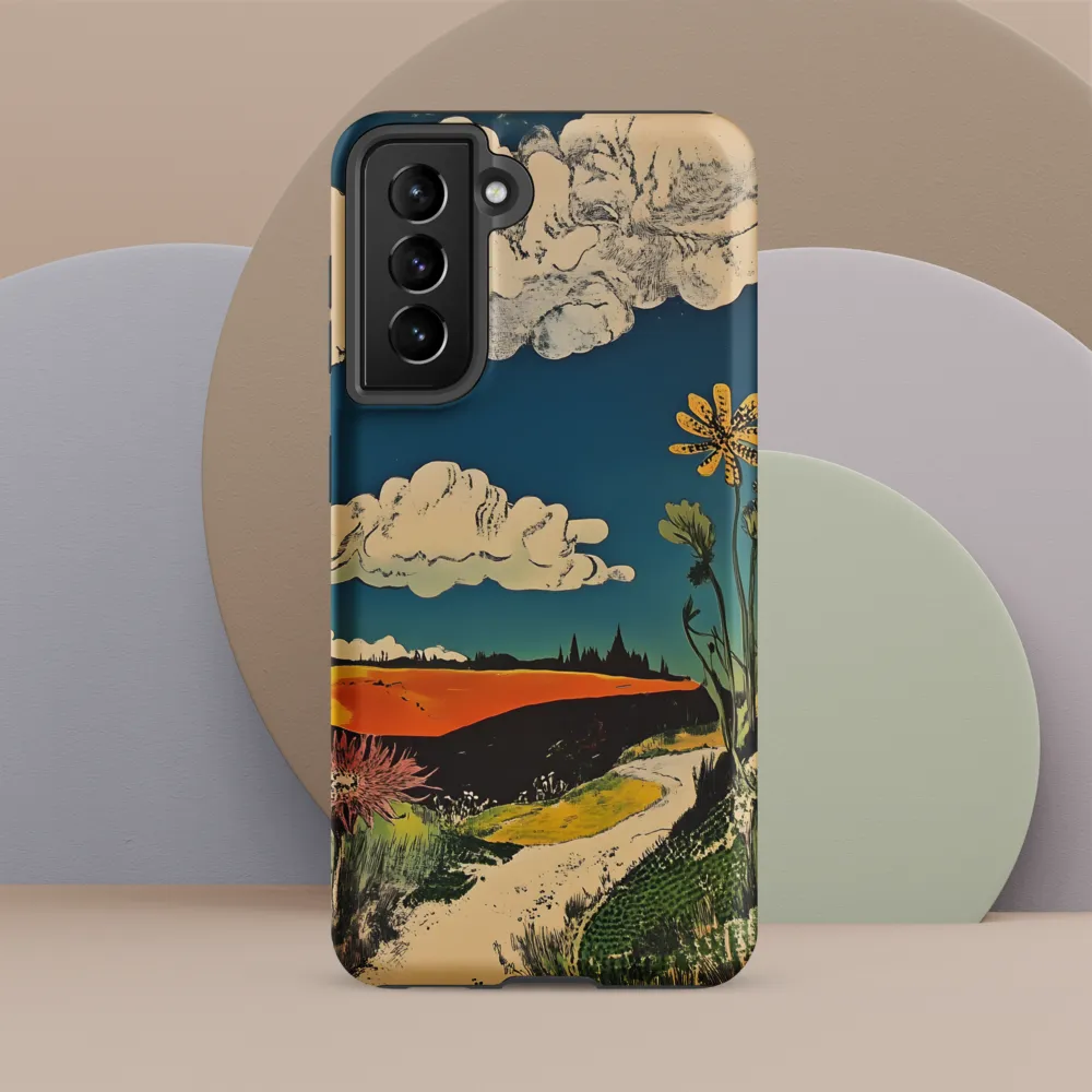 Surreal Blooming Landscape