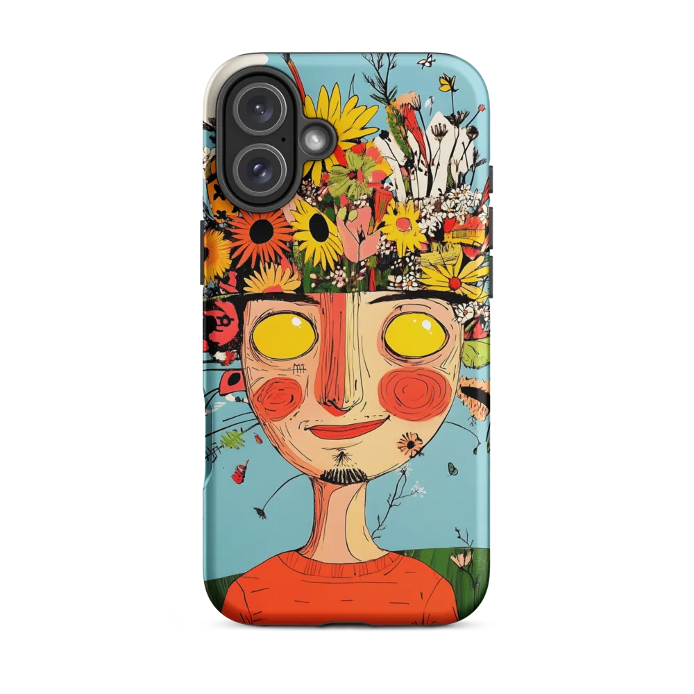 Whimsical Bloom | Phone Case |  16 Plus | Tough Case | Matte