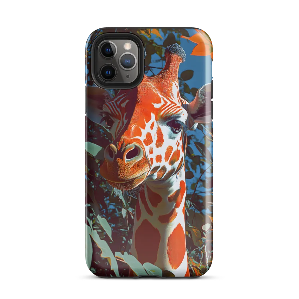 Giraffe in the Lush Canopy | Phone Case |  11 Pro Max | Tough Case | Glossy