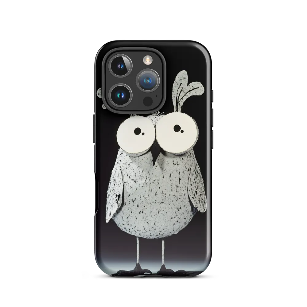 Whimsical Owl in Paper Cutout | Phone Case |  16 Pro | Tough Case | Glossy