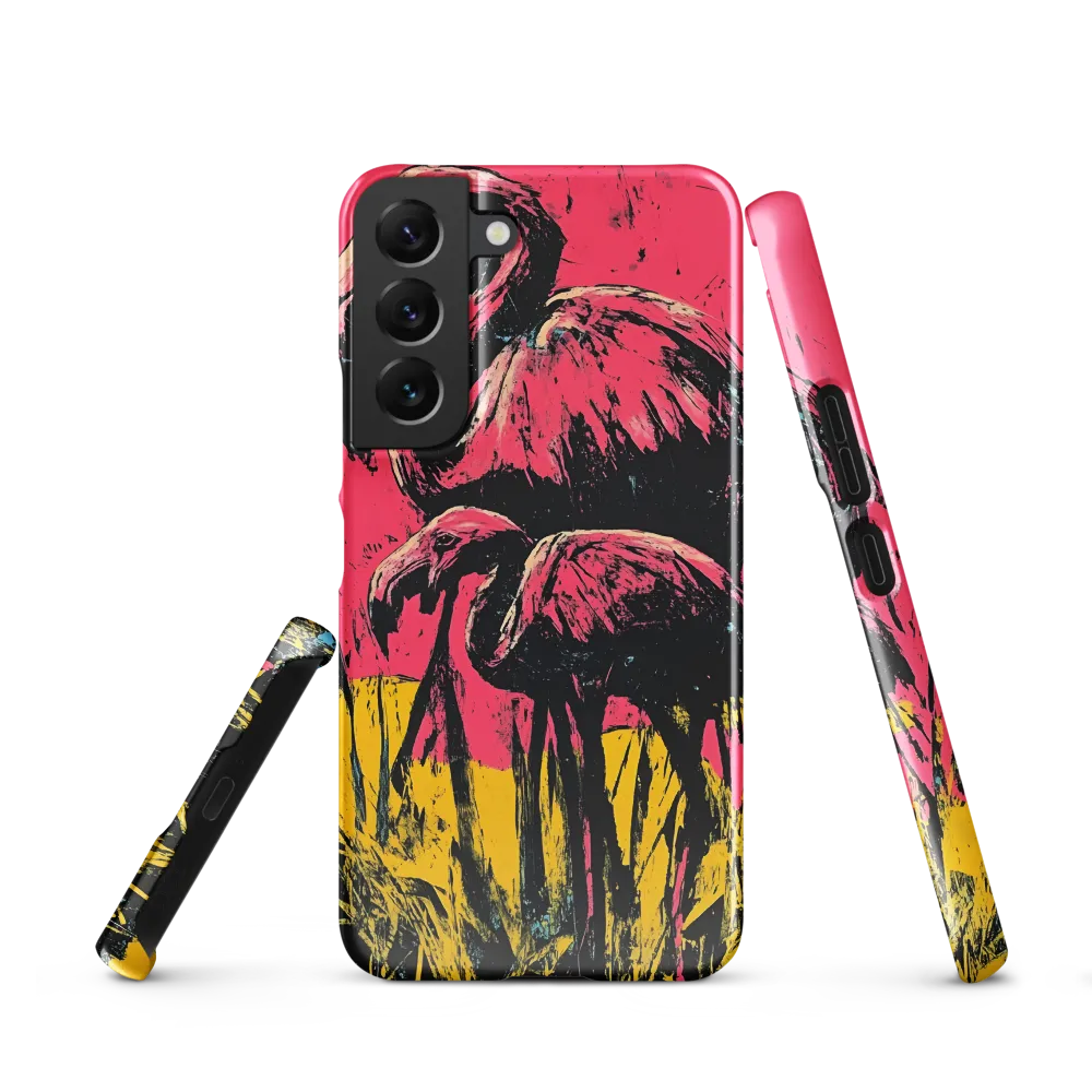 Flamingo Duet: A Pop Art Expression