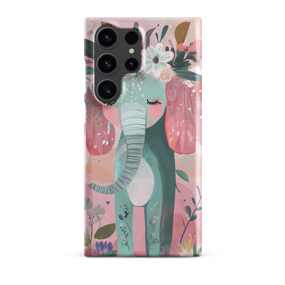 Whimsical Elephant in Bloom