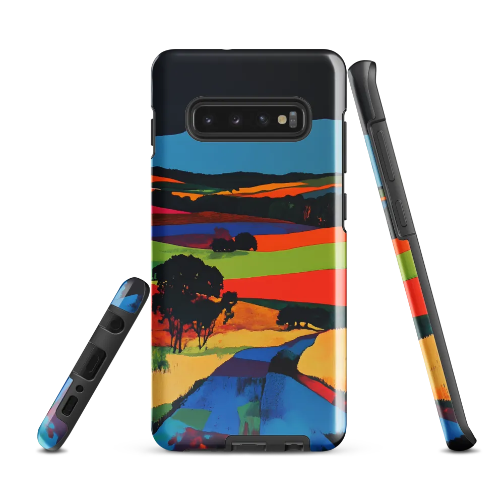 Vibrant Countryside | Phone Case |  S10 Plus | Tough Case | Glossy