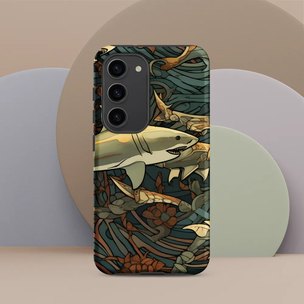 Dynamic Harmony of Sharks and Flora
