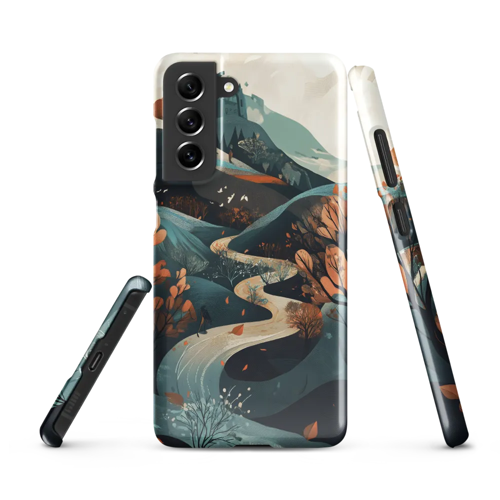 Whispers of Autumn: A Serene Journey | Phone Case |  S21 FE | Snap Case | Glossy
