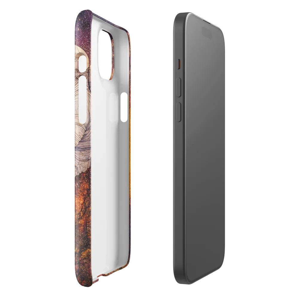 Cosmic Contemplation | Phone Case |  15 Plus | Snap Case | Glossy