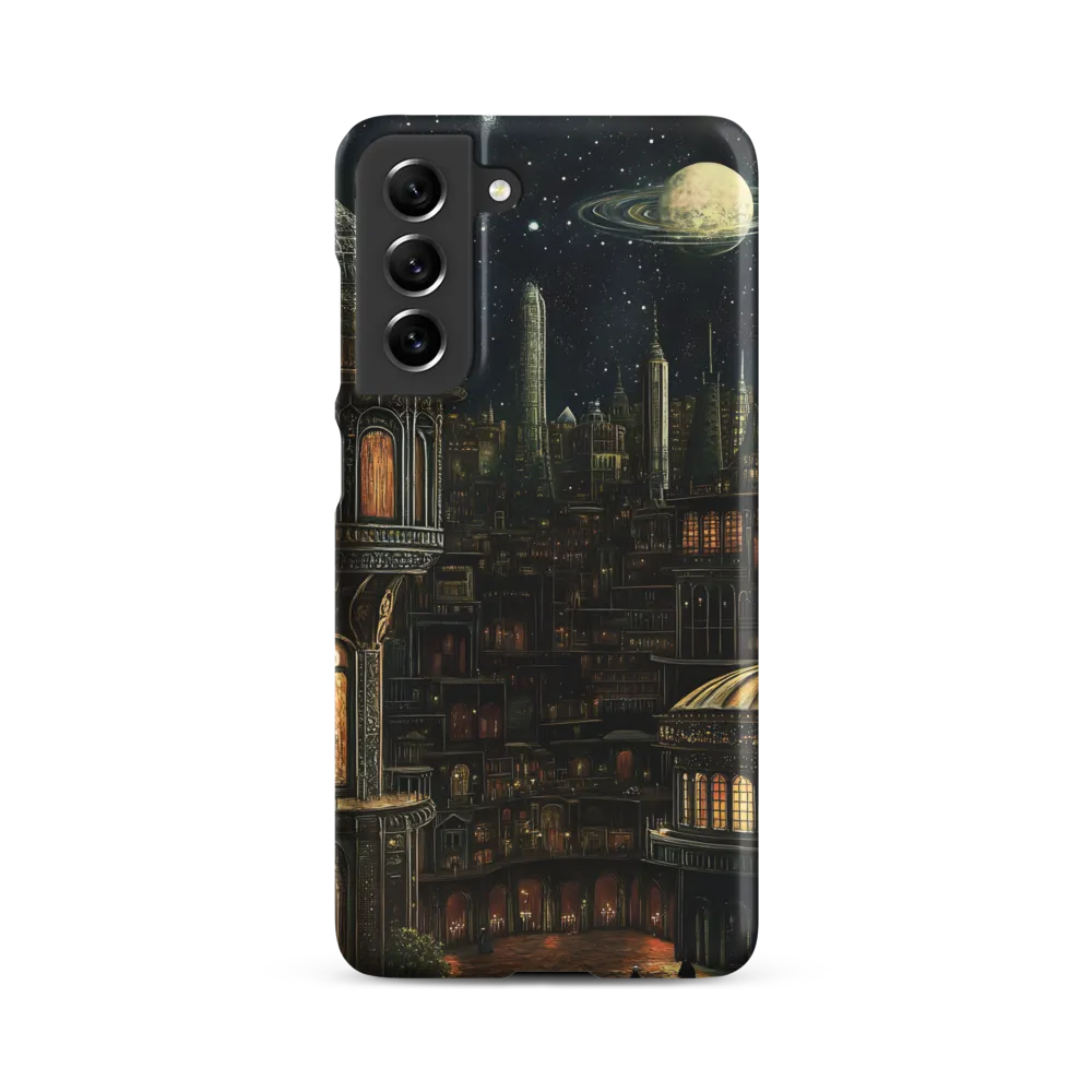 Celestial Enigma: A Surreal Cityscape