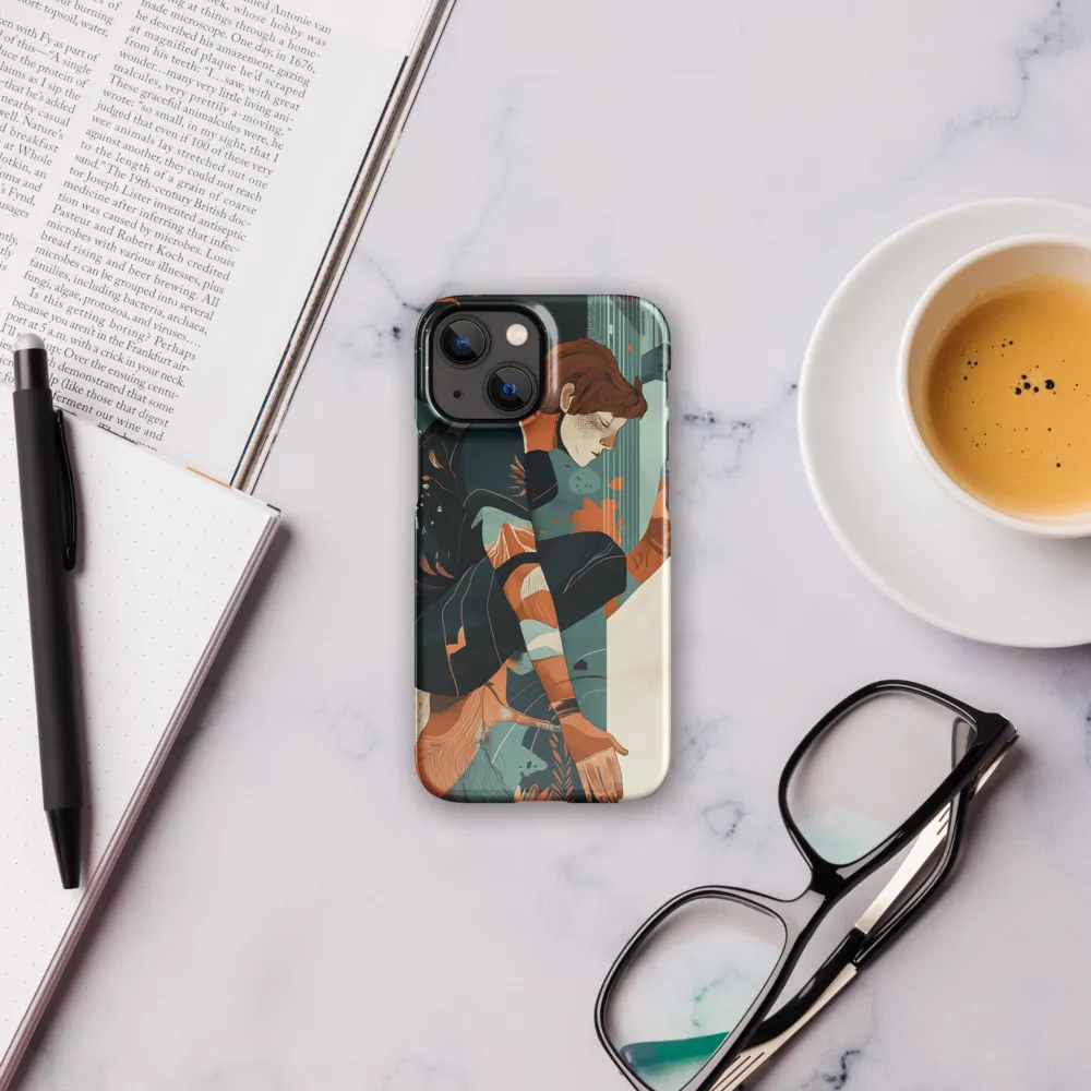 Harmony in Contemplation | Phone Case |  13 Mini | Snap Case | Glossy