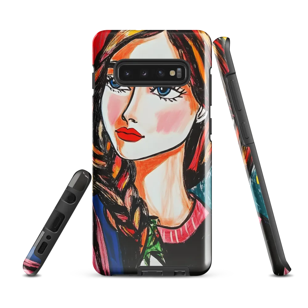 Confident Gaze | Phone Case |  S10 Plus | Tough Case | Glossy