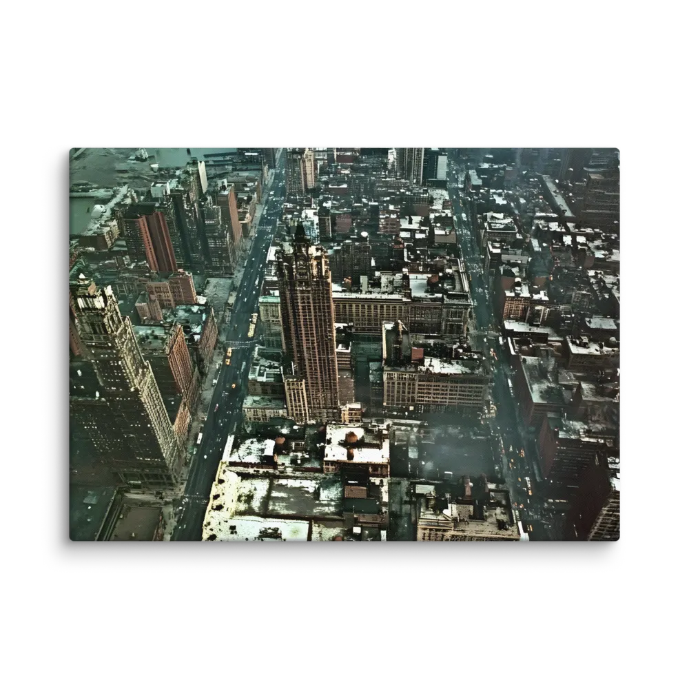 Aerial Symphony of Urban Life | Canvas | 20″×28″