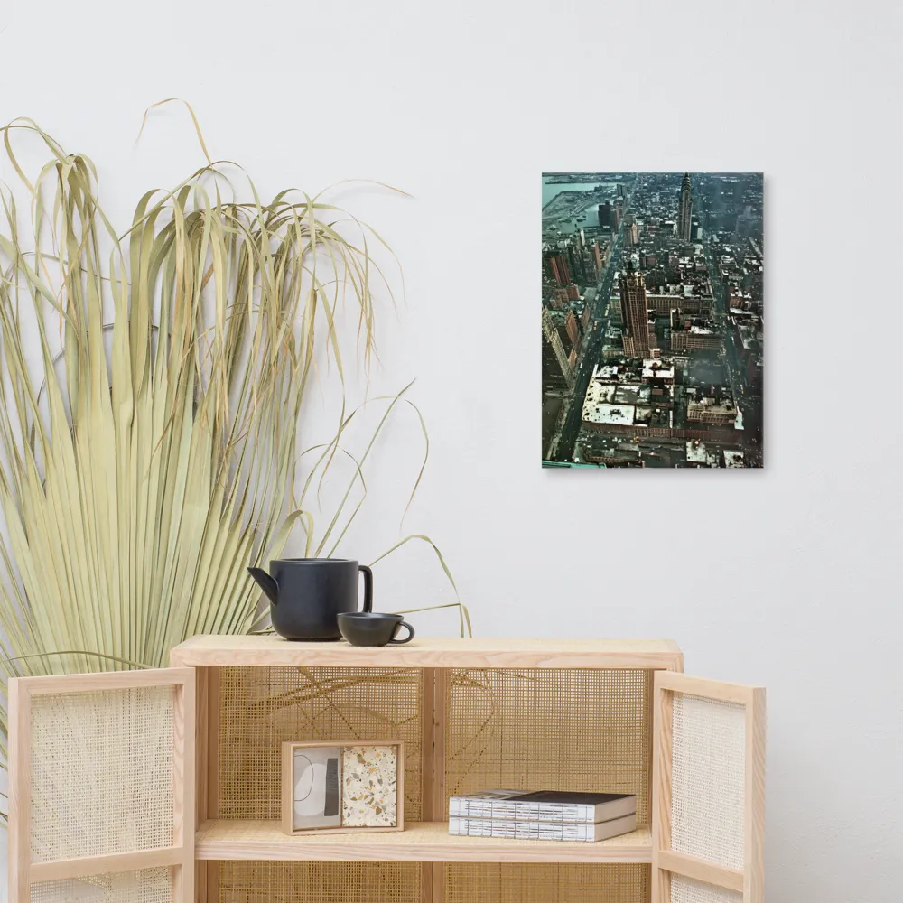 Aerial Symphony of Urban Life | Canvas | 18″×24″
