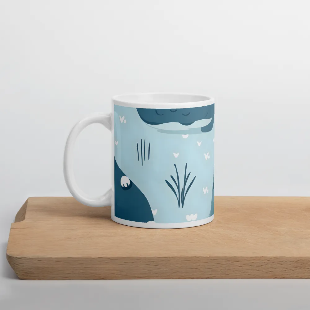 Whimsical Hippo Delight | Mugs | Multiple Sizes & Colors