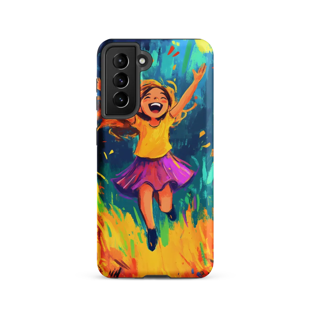Joyful Escape into Nature | Phone Case |  S21 | Tough Case | Matte
