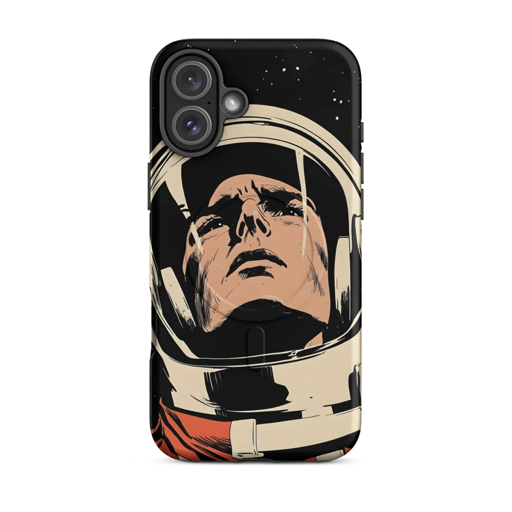 Gaze of the Astronaut | Phone Case |  16 Plus | MagSafe® Tough Case | Matte