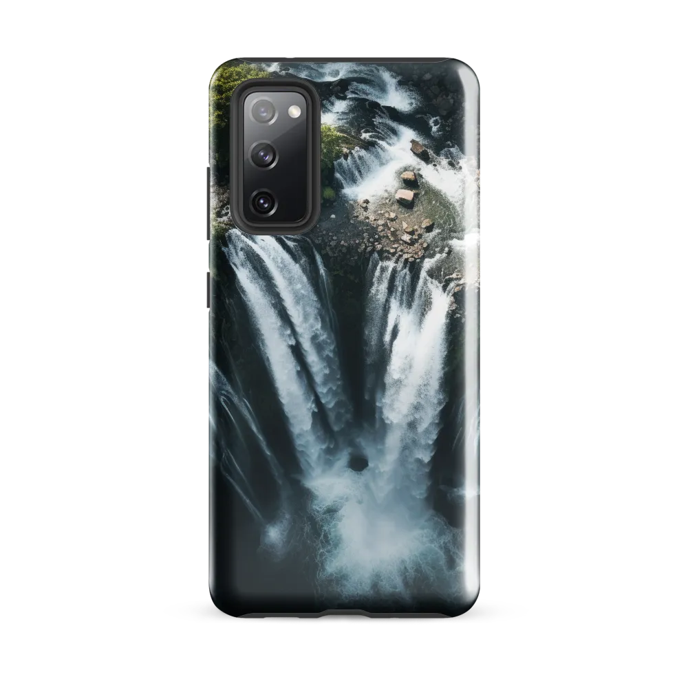 Nature's Power: The Cascading Waterfall | Phone Case |  S20 FE | Tough Case | Glossy