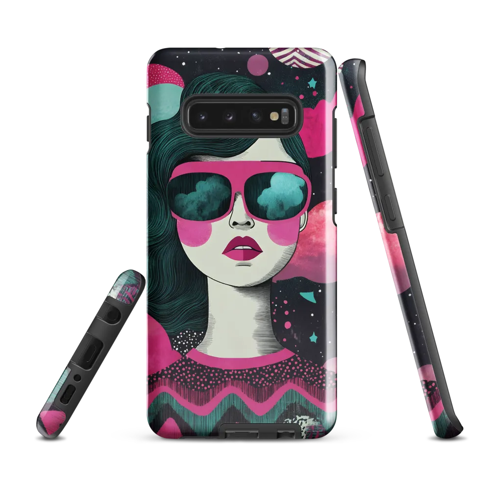 Chic Dreams: A Pop Art Portrait | Phone Case |  S10 Plus | Tough Case | Glossy