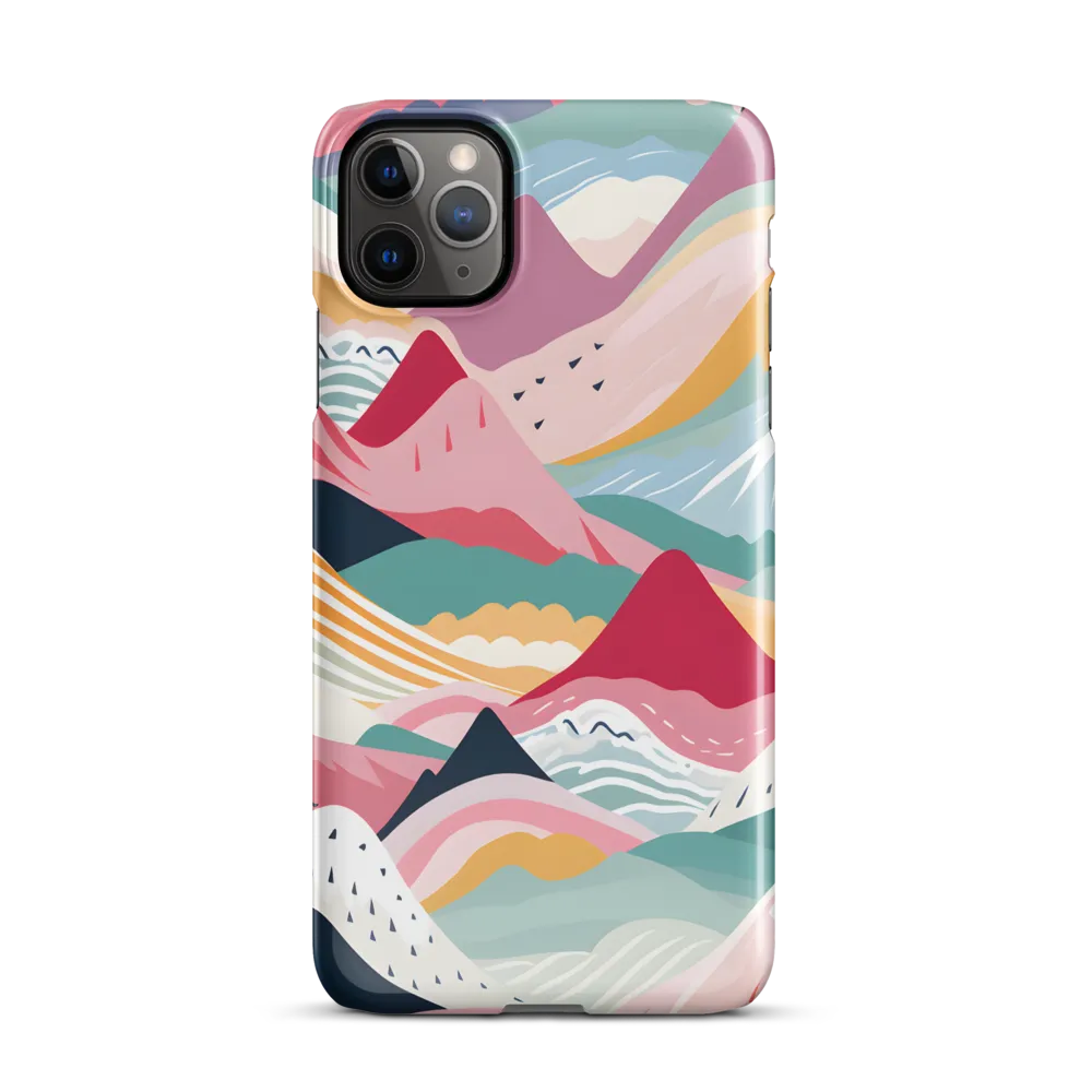 Harmonious Mountain Waves | Phone Case |  11 Pro Max | Snap Case | Glossy