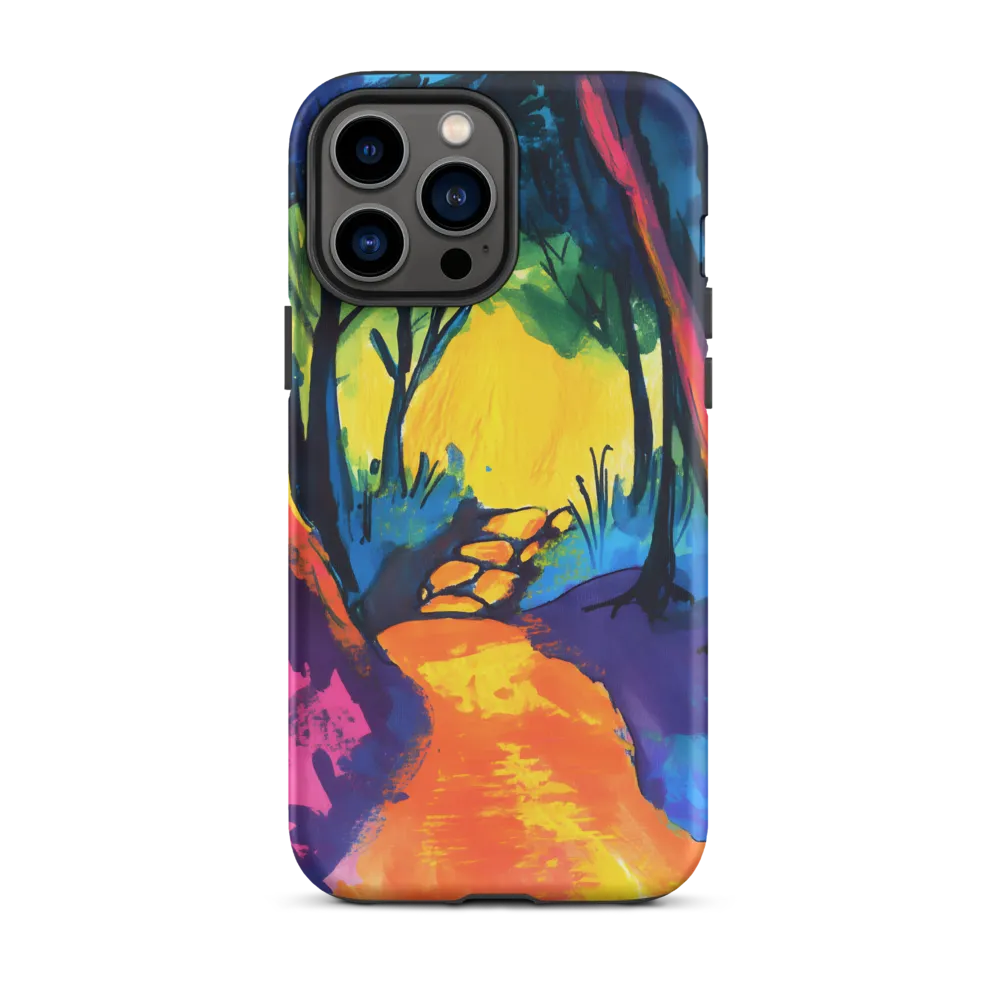 Path Through a Vibrant Forest
