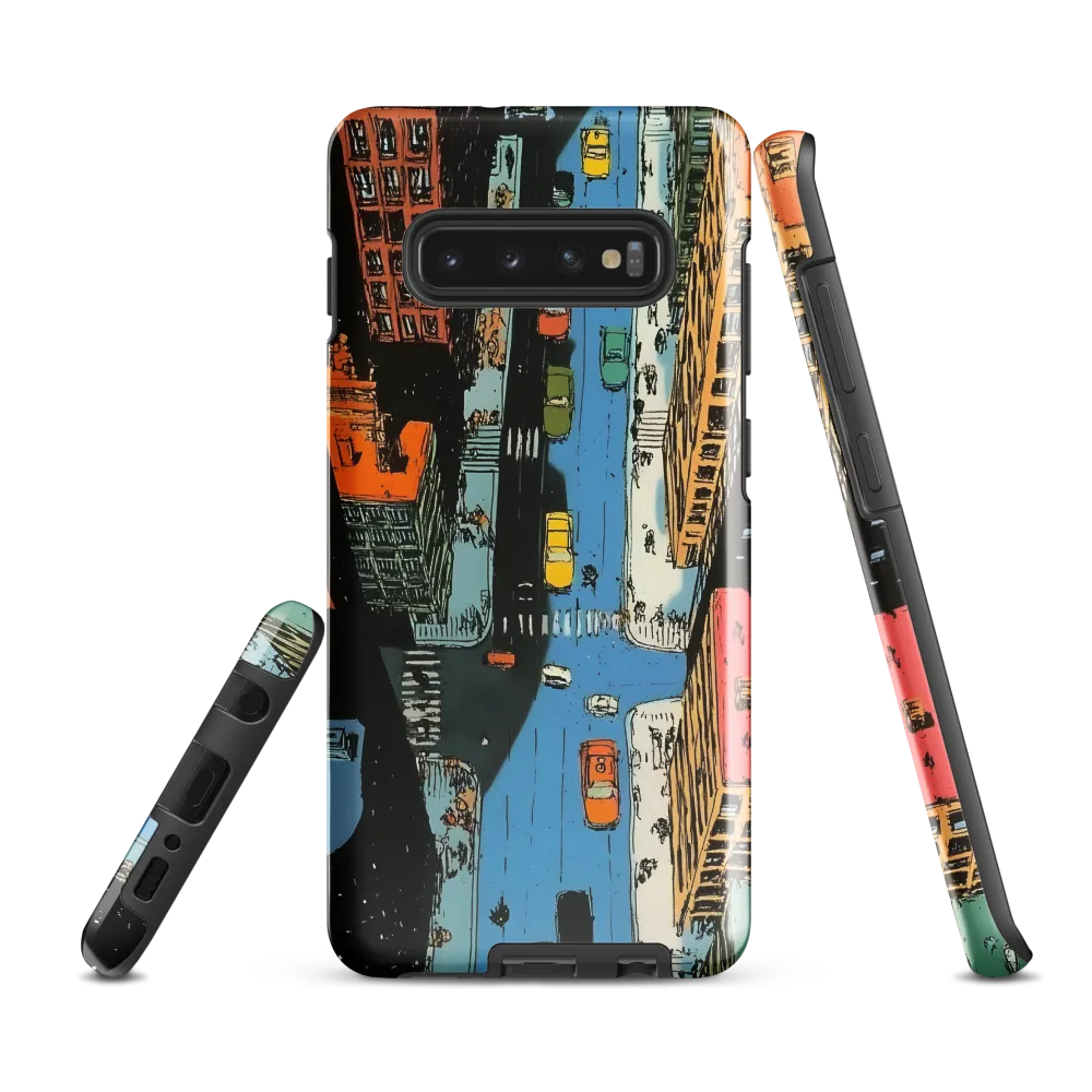 Urban Pulse: A Day in the City | Phone Case |  S10 Plus | Tough Case | Glossy